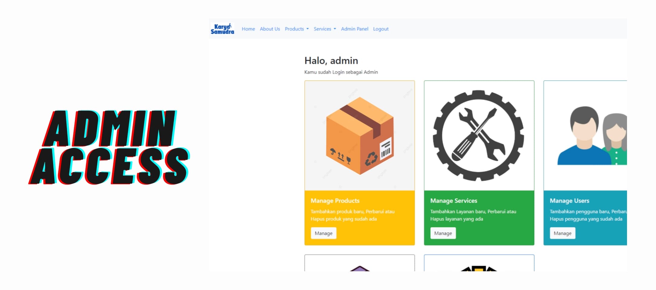 Admin Store Web