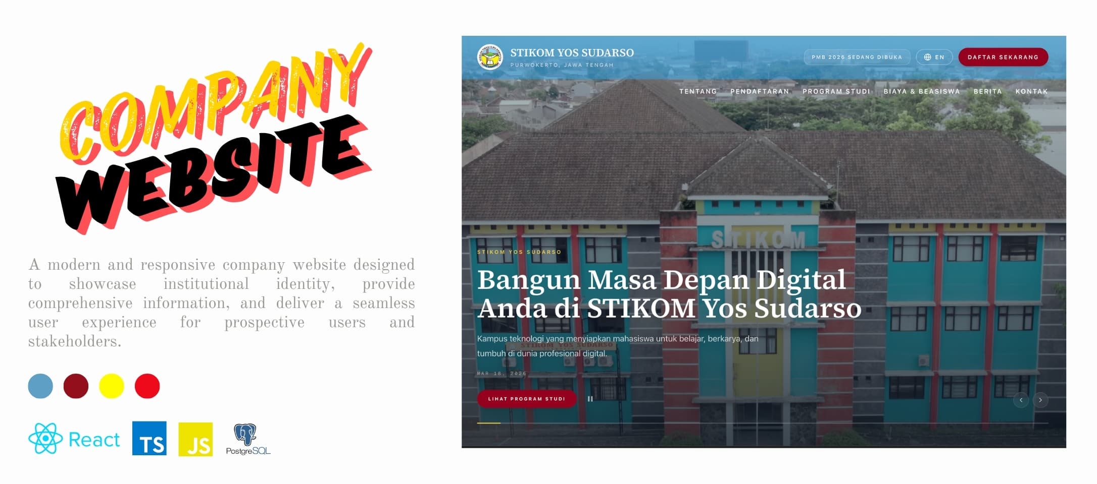 Company Profile Website