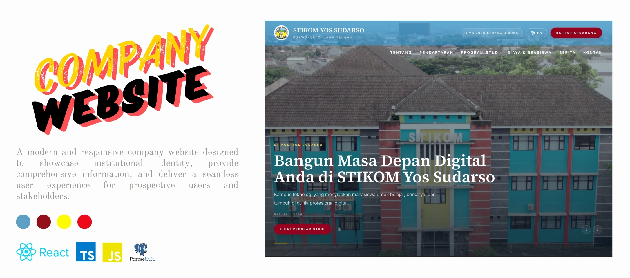 Company Profile Website